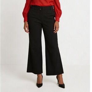 Black Straight Wide Leg Pants by Apt 9 size 6P